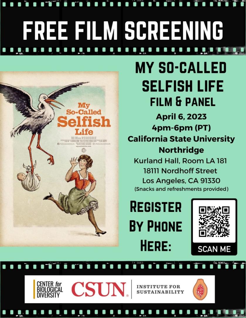 Screening of My So Called Selfish Life 04 06 California State